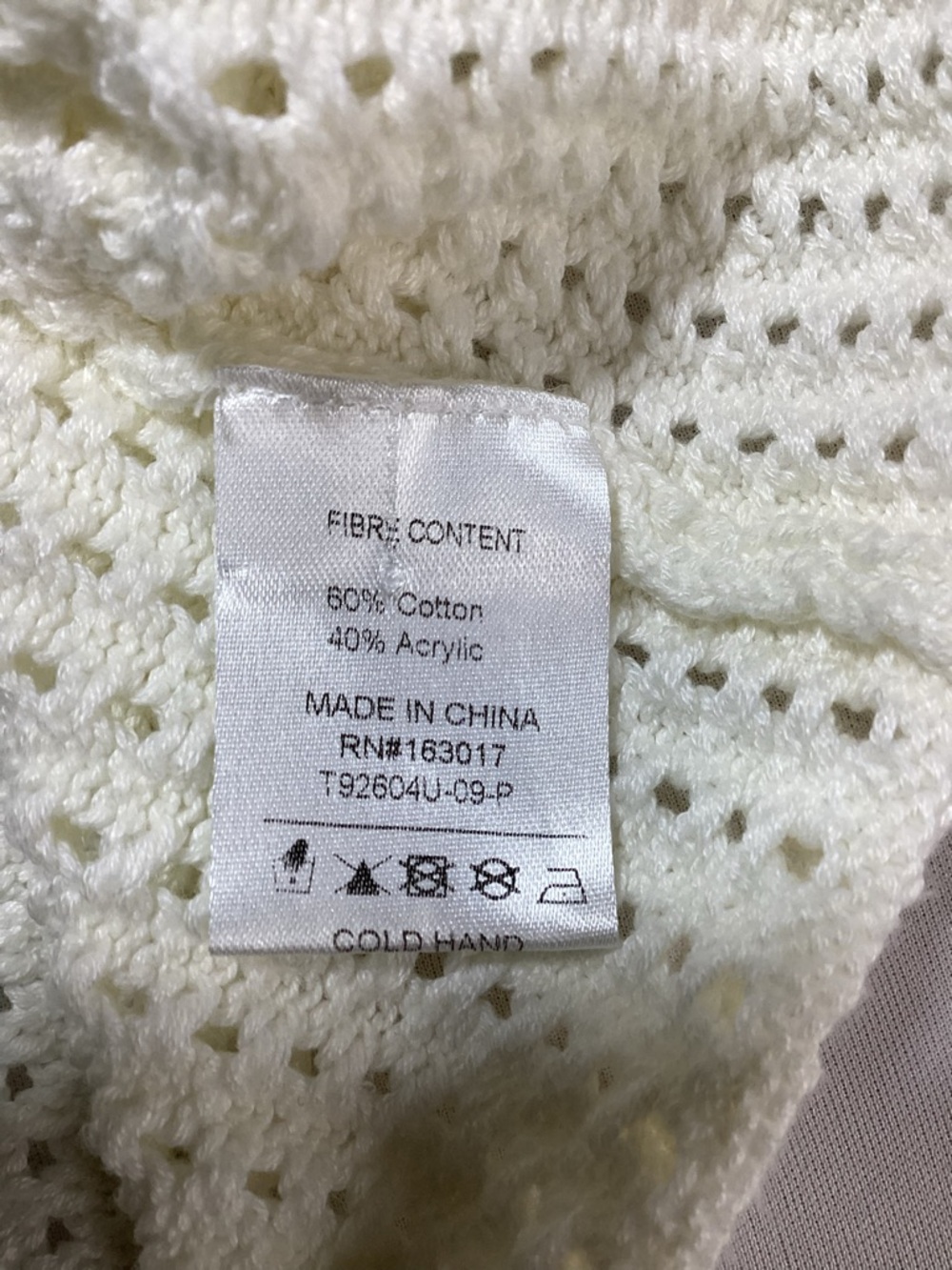 Princess Polly Beach Day Cream Open-Knit Button Front Cardigan - Picture 6 of 11